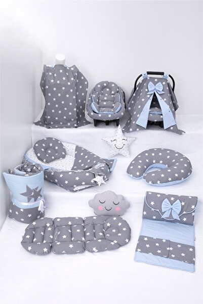 Umaybebek Babynest Puset Örtüsü Alt Açma Emzirme Yastığı Bel Destekli Ana Kuc...