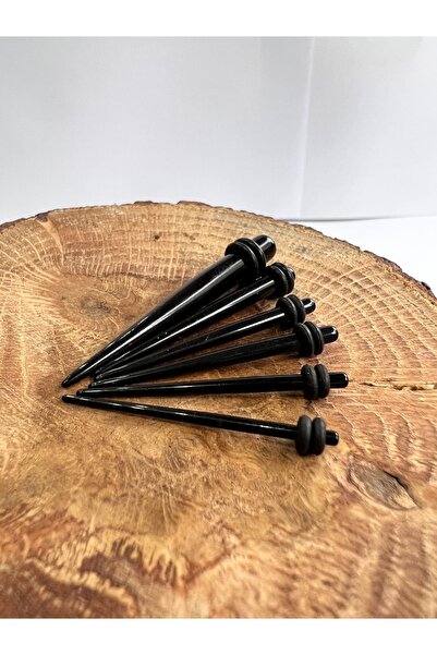 Karınca Piercing Siyah En Küçük Tünel Piercing Genişletme Aparatı Taper Expander Stretching (KARINCA TATTOO)