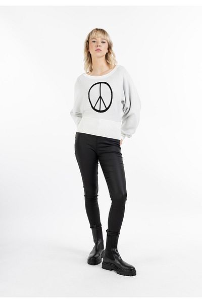 myMo Rocks Pullover - Weiß - Regular Fit