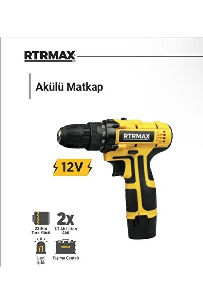 Rtrmax Akülü Matkap Rtm332