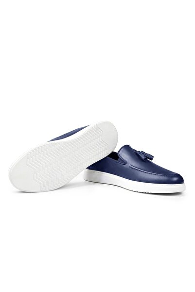 Ducavelli Fringe Hakiki Deri Erkek Günlük Ayakkabı, Loafer Ayakkabı, Hafif Ayakkabı, Yazlık Ayakkabı