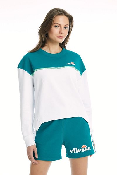 Ellesse Дамски суитшърт с кръгло деколте в зелено CF007-GRN