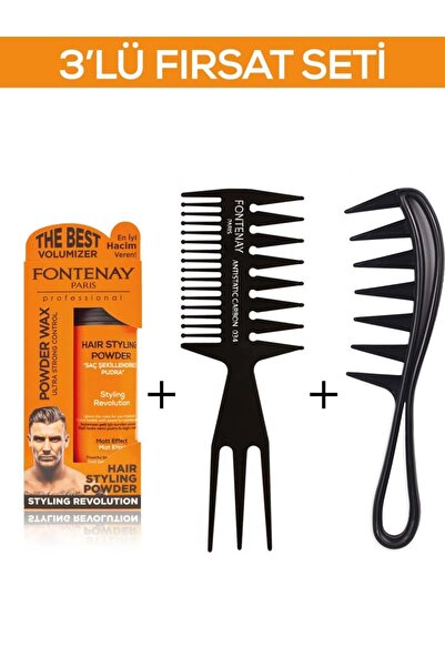 Fontenay Saç Şekillendirici Pudra Toz Wax Ultra Strong Turuncu 20gr+ Şekil Ta...