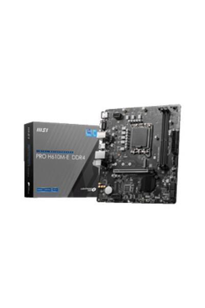 MSI Pro H610m-e Ddr4 1700p Ddr4 Audio Glan Hdmi/vga Sata3 Usb3.2 Matx