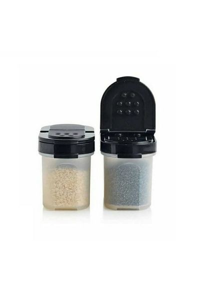 Tupperware Spice Jar 2 Pack 100 Ml Black Small Spice Jar