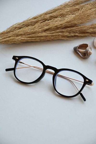 LOOKUP Blue Light Protective Glasses Blue Block Anti Light Optical Compatible Can Change Glass Unisex Model