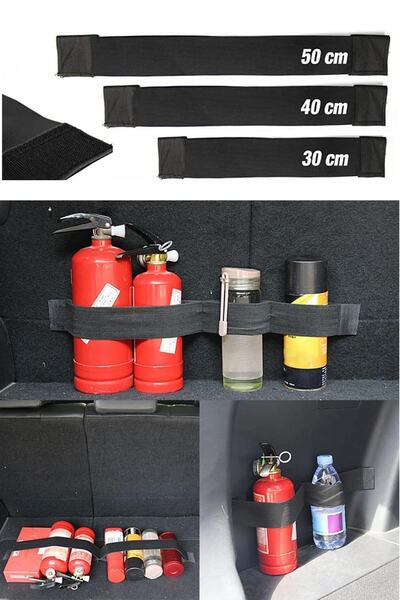 GM-DESIGN Elastik Bagaj Sabitleyici Bant, Bagaj Çırtı,bagaj Lastiği 3 Adet - ...