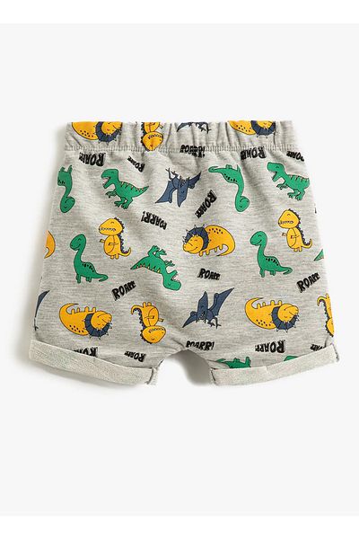 Koton Elastic Waist Normal Green Baby Shorts 3smb40016tk