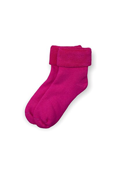 Arel Socks Kadın Kışlık Termal Pembe Bot Çorabı