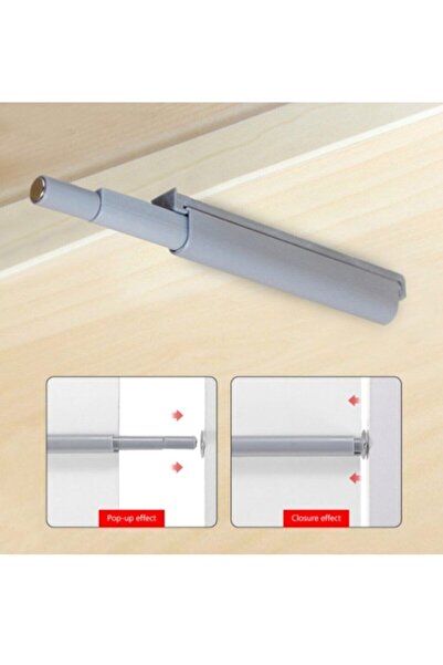 HOBİDABİ Dolap Kapak Bas Aç 5 Adet Mıknatıslı Kapak Basac Kapak Itici Dolap K...