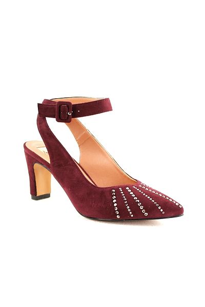 EFERRI High Heels - Bordeaux - Blockabsatz