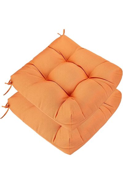 puffiber Fluffy Chair Cushion with Special Button Pattern