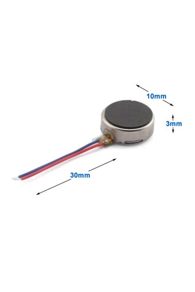 Alkatronik Titreşim Motoru 10mm 1027 12000 Rpm Dc 2v/5v Küçük Telefon Oyuncak...