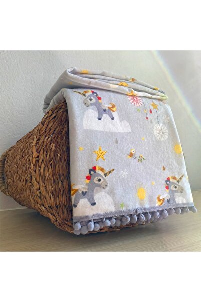 Lief Home Flannel Flannel Baby Blanket 100X115 Double Sided