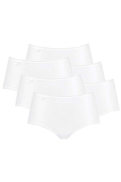 SLOGGI Damen Slip Midi, 6er Pack - 24/7 Mikrofaser, einfarbig