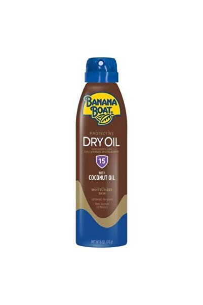 Banana Boat Dry Oil Clear Sunscreen Spray - Spf 15 - 6oz