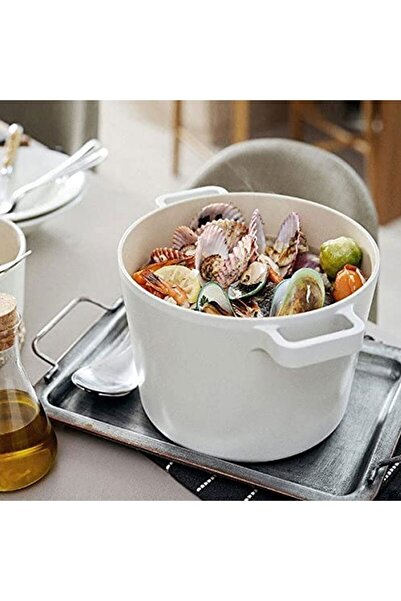 NEOFLAM Fika Cast Aluminum Deep Casserole with Glass Lid 26 Cm