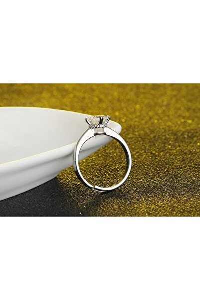 LadyBug Store Sevgiliye Tektaş Yüzük, %50 925 Gümüş Içerikli Evlilik Teklifi ...