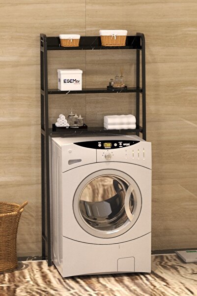 EGEMEV Washing Machine Drying Rack Organizer Bathroom Organizer Machine Top S...