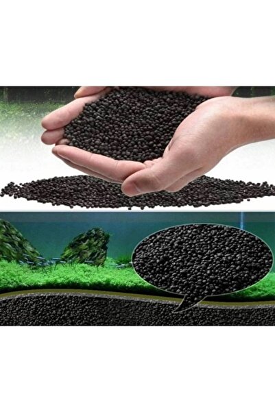 Genel Markalar Siyah Akvaryum Dekor Taşı - Kumu, 5 Kg, Doğal ve Estetik Akvar...