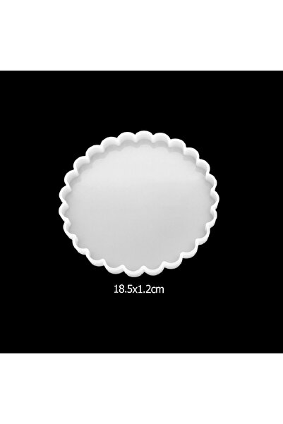 Getshop Epoksi Dalgalı Bardak Tabak Altlığı Silikon Kalıbı