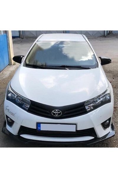 Otoçizgi غطاء مرآة لسيارة تويوتا كورولا بات 2013-2018 بيانو أسود
