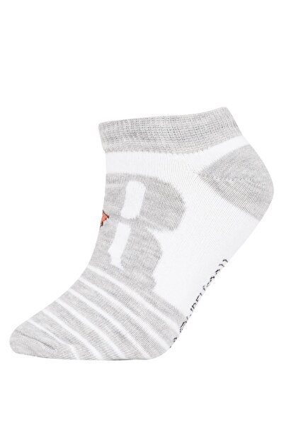 DeFacto Girl's Harry Potter 3-Piece Cotton Booties Socks