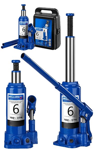 Genel Markalar Taşınabilir 6 Ton Kapasiteli Taşıma Çantalı Hidrolik Şişe Kriko