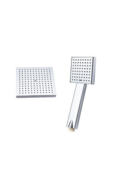 Vilas Queen Krom Lüks Tepe Duş Başlığı Ve El Başlığı Seti