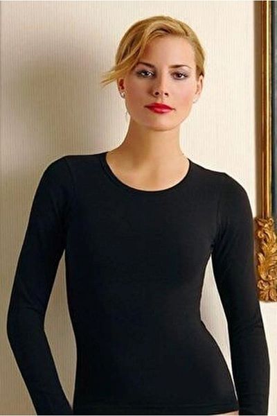 Anıt 3 Pieces Crew Neck Long Sleeve Fit Molded Body 92% Cotton, 8% Elastane