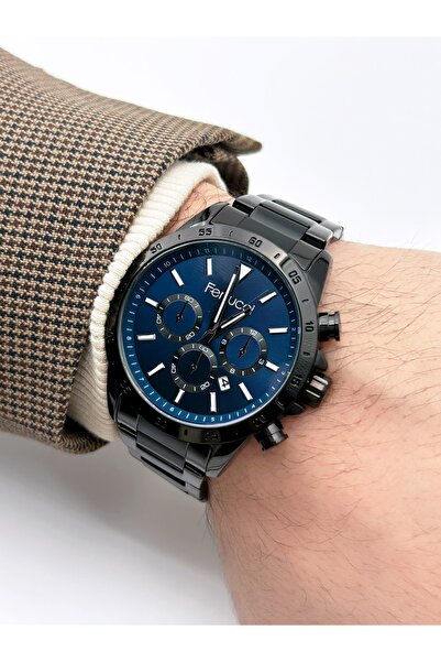 Ferrucci Takvimli Orijinal Erkek Kol Saati 3 Atm Su Geçirmezlik