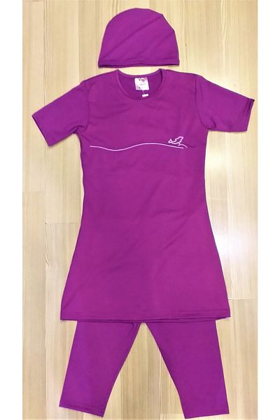 Sunsurf Lazella Short Sleeve Children's Hijab Swimsuit Half Covered New Season