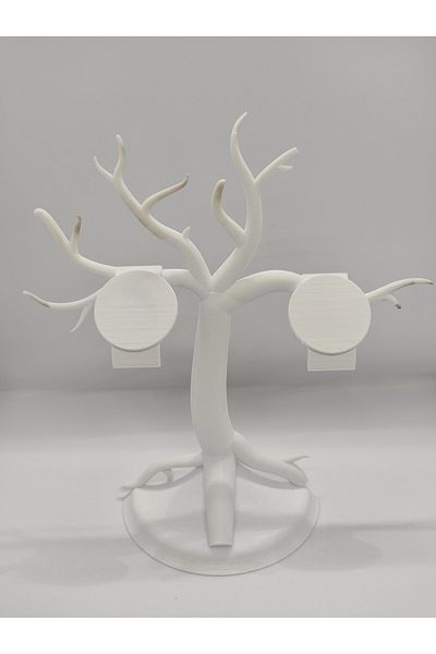 Nerva Design 3D White Tree Watch Stand - Smart Watch, Wristwatch Compatible Watch Organizer