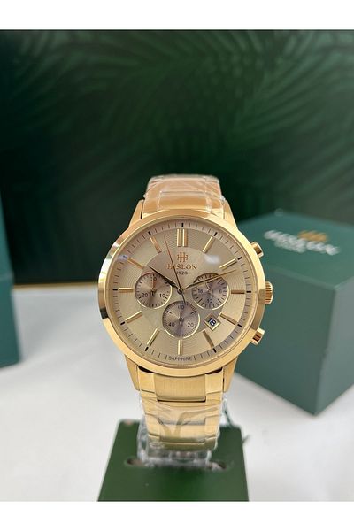 Hislon Groom Model Men's Wristwatch 43mm Sapphire (Anti-Scratch) Glass 5 ATM Waterproof
