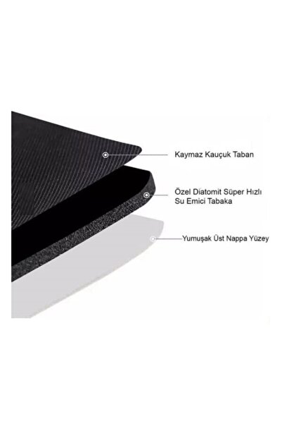 Genel Markalar Süper Su Emici Kaymaz Taban Oval Banyo Paspası Diatomik Banyo Lavabo Su Emici Paspas 60 X 39 Cm