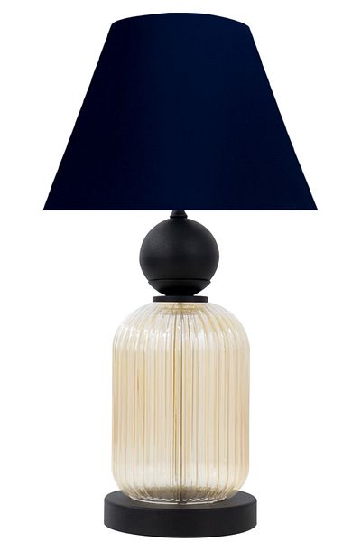 MINIMAL ETICARET VE BILGI TEKNOLOJILERI Lotus Gold Contrast Glass Cone Lampshade