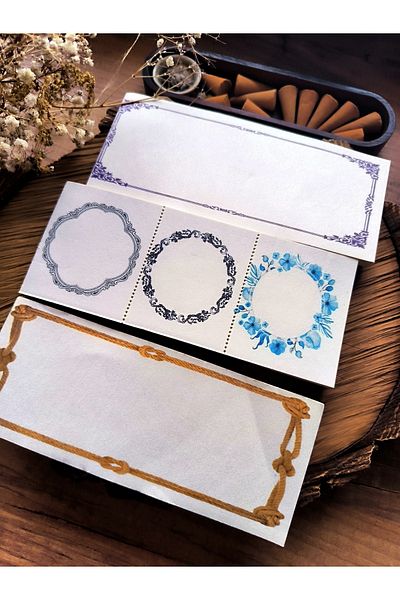 baddin aksesuar 3 Pieces Vintage Bullet Memo Pad Journal Note Paper Postit Block Note 50 Sheets