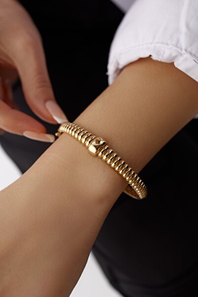 YAVUZ KUYUMCULUK 14 Ayar Altın Sarmal Kelepçe