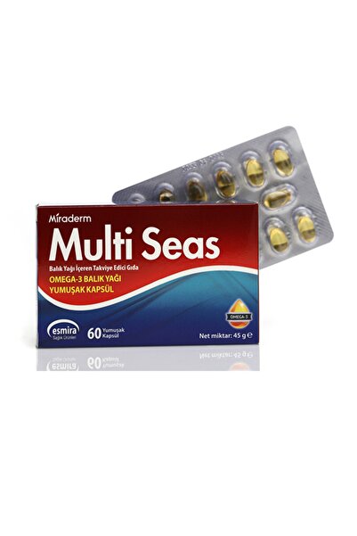 Miraderm Multi Seas Omega 3 Balık Yağı 60 Kapsül