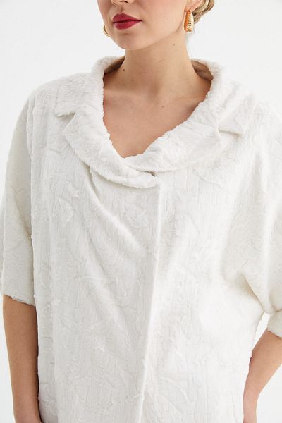 Balizza Blz-truvakar Sleeve Women's Fabric Trench Coat