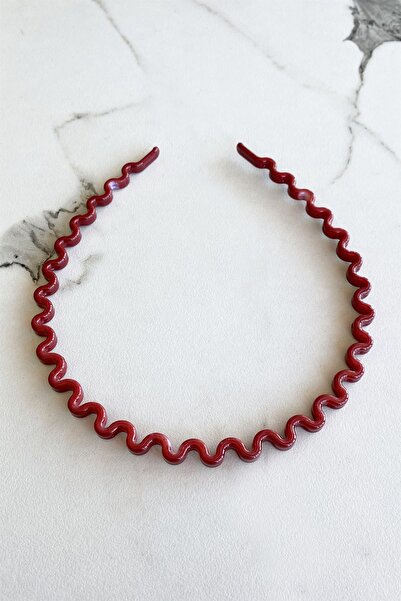 TAKIŞTIR Burgundy Color Curvy Crown