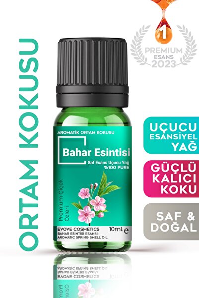 Cem Cosmetics Bahar Esintisi 10ml Saf Esansiyel Uçucu Yağ Ofis Ev Salon Mağaza Makam Odası Dekor Ortam Kokusu