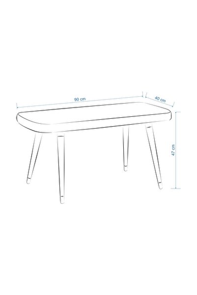 VİLİNZE Eames Ahşap Ayak Deri Mutfak Masası Bankı