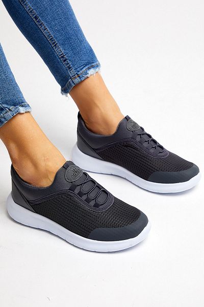 Tonny Black Sneaker - Grau - Flacher Absatz