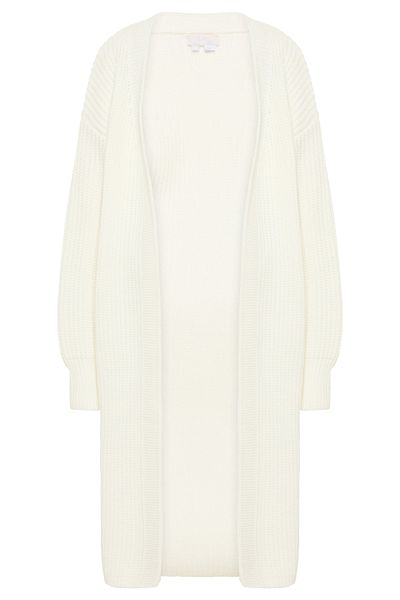 RISA Strickjacke - Weiß - Regular Fit