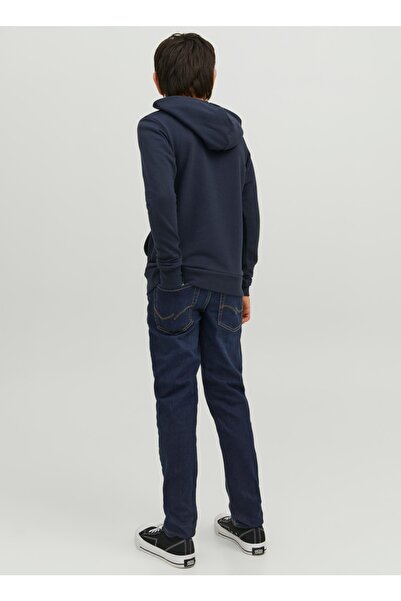 Jack & Jones Pantaloni din denim pentru bărbați, albastru, talie normală 12225122