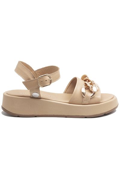 Mammamia D23ya1100 Sandale cu papuci de piele