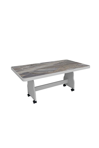 İnci Tekerlekli Orta Sehpa