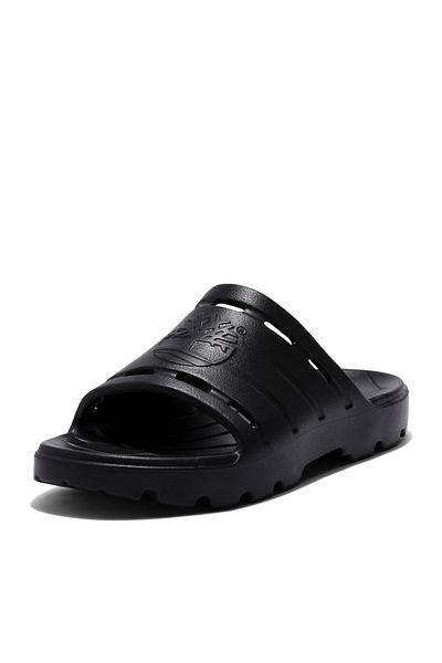Timberland احصل على شبشب أسود من Outslide Slide للجنسين Tb0a5w6h0151