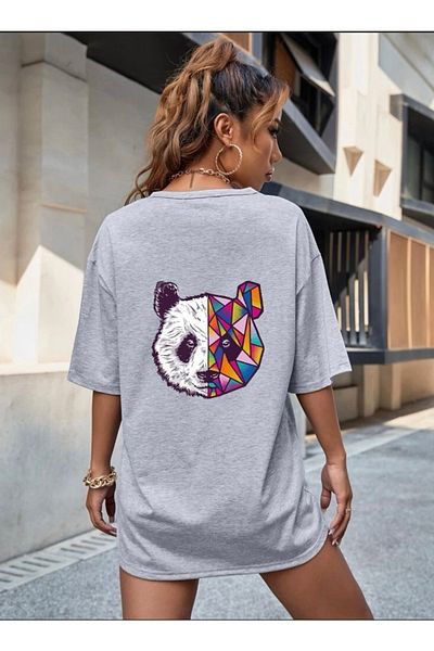 My Blog Μπλουζάκι με στάμπα Panda μπροστά-πίσω